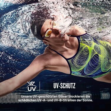 Плавальні окуляри Speedo Speed Socket 2.0 унісекс, чорні з дзеркальним покриттям (срібло)