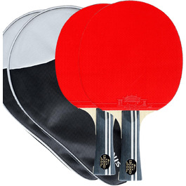 Набір тенісних шашок Palio Legend 3.0 з кейсом | ITTF-сертифікований | Максимальна потужність, швидкість та обертання (2 шт.)
