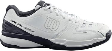 Тенісне взуття Wilson Rush Comp Ltr Unisex White White Ebony 41 1/3 EU