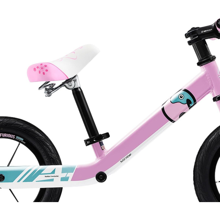 Дитячий велосипедний сідло EIRONA – широкий, комфортний, для дівчаток 12-20