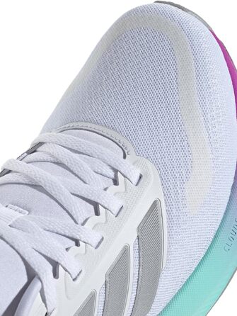 Жіночі кросівки для бігу adidas Runfalcon 5 з амортизацією Cloudfoam, білі/чорні (розмір 44 EU)