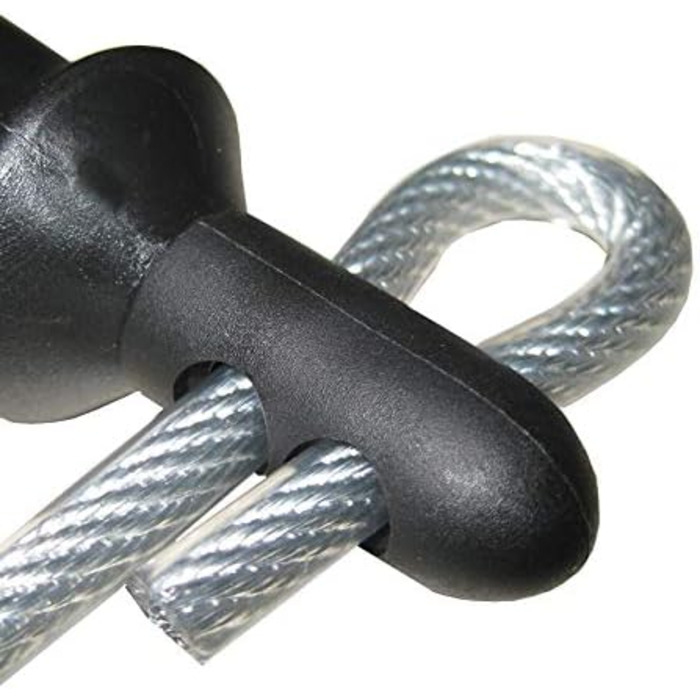 Професійна сталеве скакалка BAY® Made in Germany, регульована довжина, для боксу, фітнесу, єдиноборств, Muay Thai, для дітей і дорослих