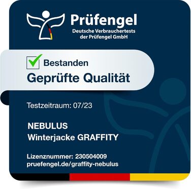 Зимова куртка Nebulus GRAFFITY для чоловіків, чорно-кобальтового кольору, розмір L