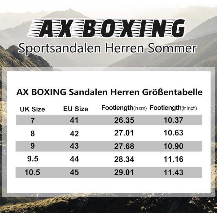 Чоловічі сандалі AX BOXING для трекінгу та спорту, зелені, розмір 44 EU