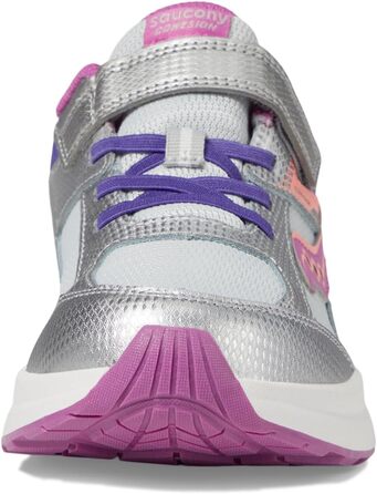 Кросівки Saucony Cohesion KDZ A/C для дітей (маленькі та великі розміри) - чорний, сірий, зелений, фіолетовий, сріблястий, рожевий