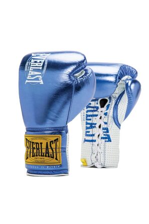 Боксерські рукавички Everlast 1910 Pro Fight Glove для дорослих, 10 унцій, сині