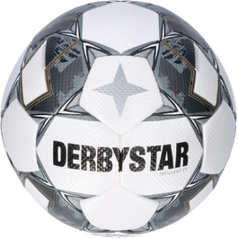 Футбольний м'яч Derbystar Brillant TT v24, біло-сріблястий, розмір 5