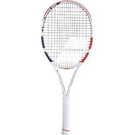Тенісна ракетка Babolat Pure Strike Team 2019, без струн, біло-чорно-червона, розмір 2