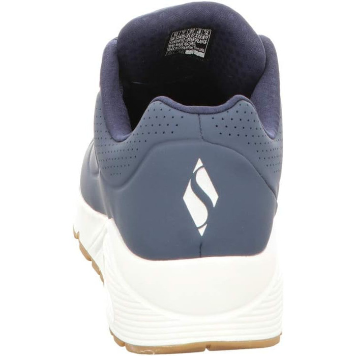 Кросівки Skechers Uno Stand On Air для чоловіків, темно-синій, з оздобленням Durabuck, розмір 42.5 EU