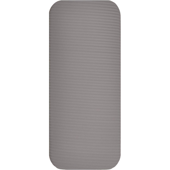 Килимок для йоги BalanceFrom GoYoga+ 1/2 дюйма, високої щільності, проти розривів, з ремінцем і підкладкою для колін, сірий