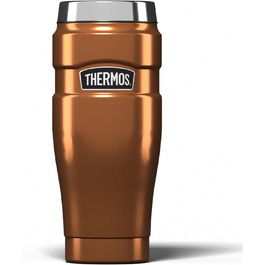 Термокружка Thermos King, нержавіюча сталь, 470 мл, мідне покриття