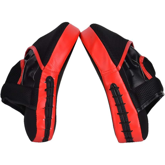 Рукавички для боксу Queta Pratzen PU, 1 пара. Ідеально для кікбоксингу, боксу, муай-тай, карате, тхеквондо та інших єдиноборств. Червоні.