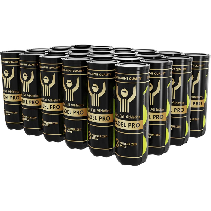 М'ячі для падел-тенісу Great Call Athletics Pro Tournament, 3 шт. - професійна якість, для ракет 4