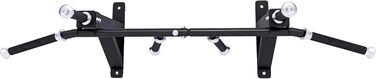 Турнік MAXXUS CHIN-UP PRO для стіни, сталевий, 124x35x61 см, до 150 кг, 6 гумових рукояток, багатохватний, для дому та вулиці, фітнес-тренування