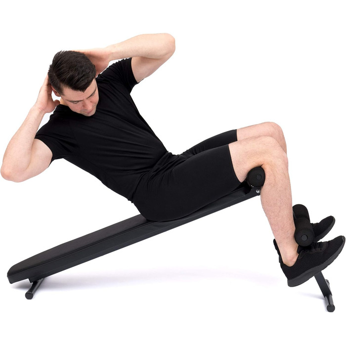 Лава для преса та гантелей Marbo Sport SmartGym SG-15, чорна, тренажер для преса