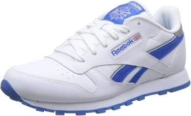Кросівки для хлопчиків Reebok CL Leather Reflect, біло-синій, розмір 38 1/3 EU