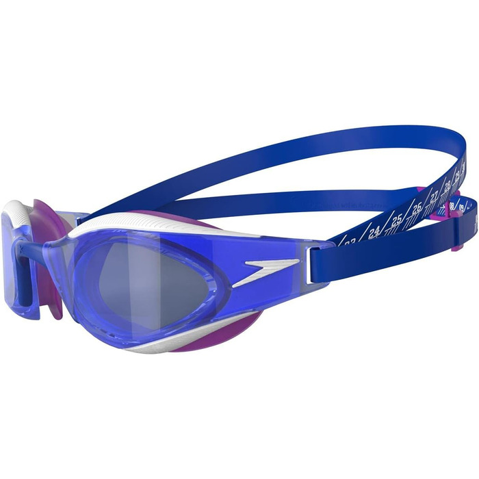 Окуляри для плавання Speedo Fastskin Hyper Elite унісекс, сині Flame/Diva/білі, універсальний розмір
