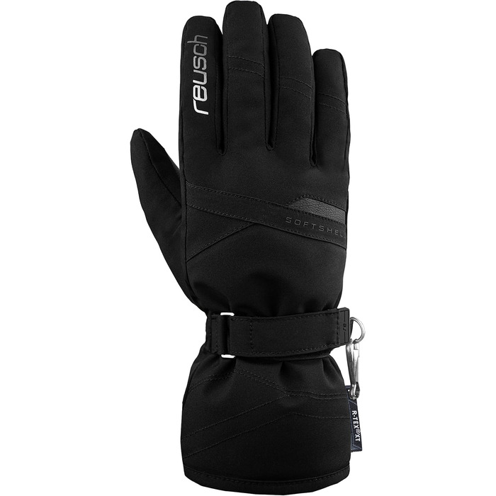 Жіночі рукавички Reusch Helena R-Tex Xt, екстра теплі, водонепроникні, дихаючі, чорні/сріблясті, розмір 6.5