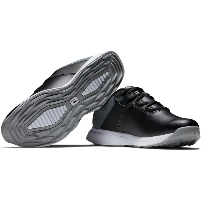 Жіноче golf-взуття FootJoy Prolite, 38 EU, широка колодка, чорний, сірий, антрацит