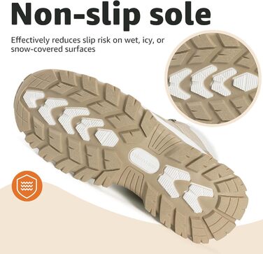 Зимові черевики Mishansha для жінок, утеплені, водонепроникні, для піших прогулянок, розмір 36-42, колір абрикосовий