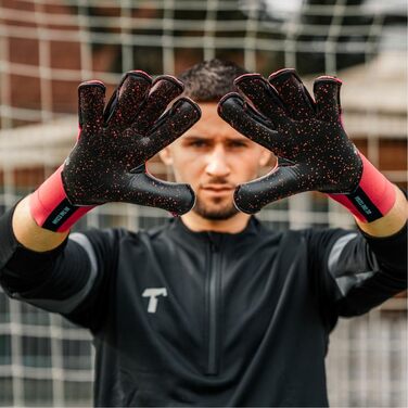 Воротарські рукавички T1TAN Profi Rebel 2.0 Solar Red, чоловічі/юніорські, розмір 6-11