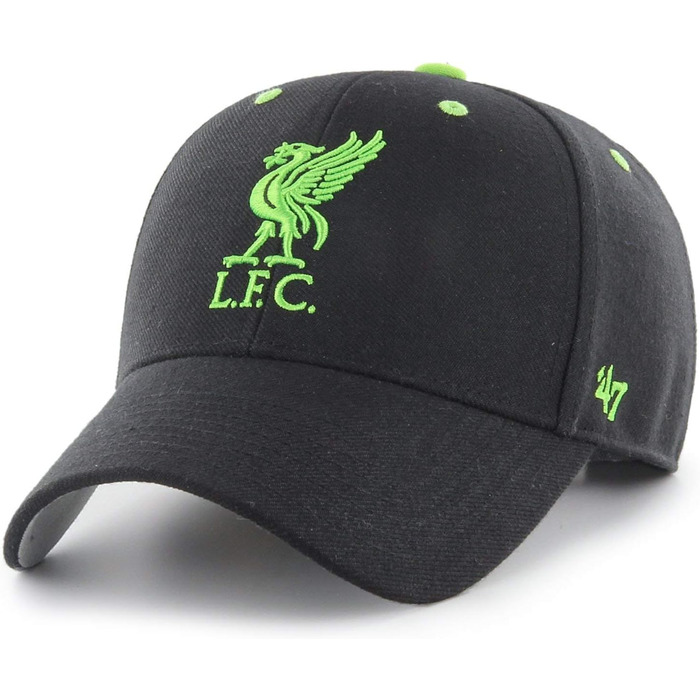 Кепка '47 Brand Relaxed Fit FC Liverpool чорний/лайм