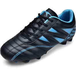 Дитячі футбольні бутси Littleplum - Outdoor, Athletic, Soccer, блакитний та зелений (36 EU, A Schwarz Blau)