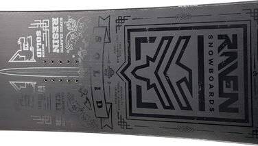 Сноуборд RAVEN: комплект сноуборда Solid Steel + кріплення Fastec FT360 Black (161 см) + кріплення FT360 Black L
