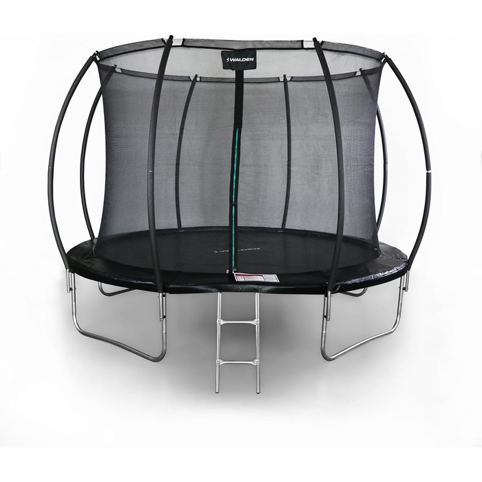 Батут для саду Outdoor, діаметр 244 см (8 FT), сертифікований з захисним оградою та м'якими ніжками для дітей. Ідеально для занять фітнесом в приміщенні та на вулиці. Максимальне навантаження до 100 кг, 4 ніжки.