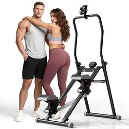 Сходи-степер MOMODA для дому: кардіотренування, складаний, сірий