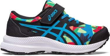Дитячі кросівки ASICS Contend 8 PS Print - чорний/інзелблау, 35 EU
