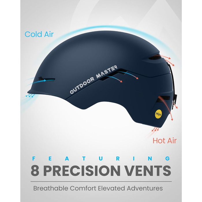 Шлем гірськолижний Outdooraster Skihel Set з маскою та окулярами OTG, блакитний, M