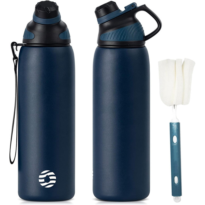 Термобутилка Fjbottle з нержавіючої сталі для води та напоїв, магнітна кришка, об'єм 400/600/800/1000/1500 мл, спортивна, герметична, без BPA, для дітей та дорослих, підходить для газованої води, школа, спорт, фітнес