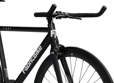 Велосипед FabricBike Light фіксований, синглспід, алюмінієва рама 28'', матовий чорний, розмір L-58см
