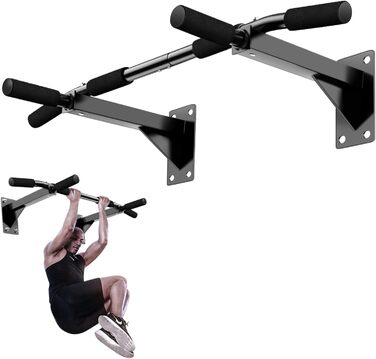 Кімнатна турнік для стіни з нековзними ручками, турнік для підтягувань на стіну, турнік для дому, фітнес, спортзал