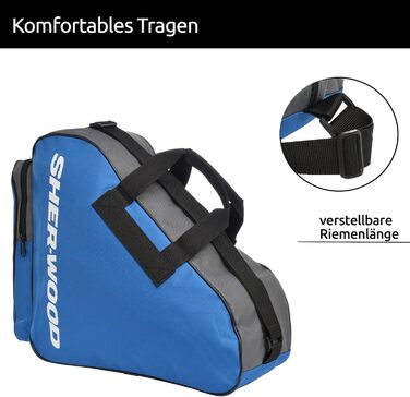 Сумка для ковзанів Sherwood: для ковзанів, роликів та хокею (Marine)