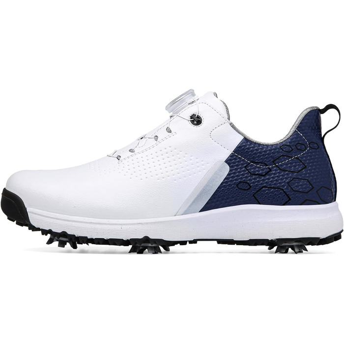 Жіночі гольф-туфлі з шипами, водонепроникні та легкі. Білий колір (41 EU, Синій)