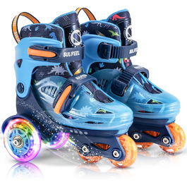 Дитячі ролики SULIFEEL з підсвічуванням для дівчаток та хлопчиків, регульовані, баланс, для початківців, розмір S (29-32 EU)