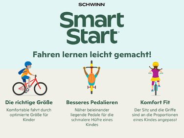 Дитячий велосипед Schwinn Koen 18 дюймів, чорний, з додатковими колесами та регульованим сидінням