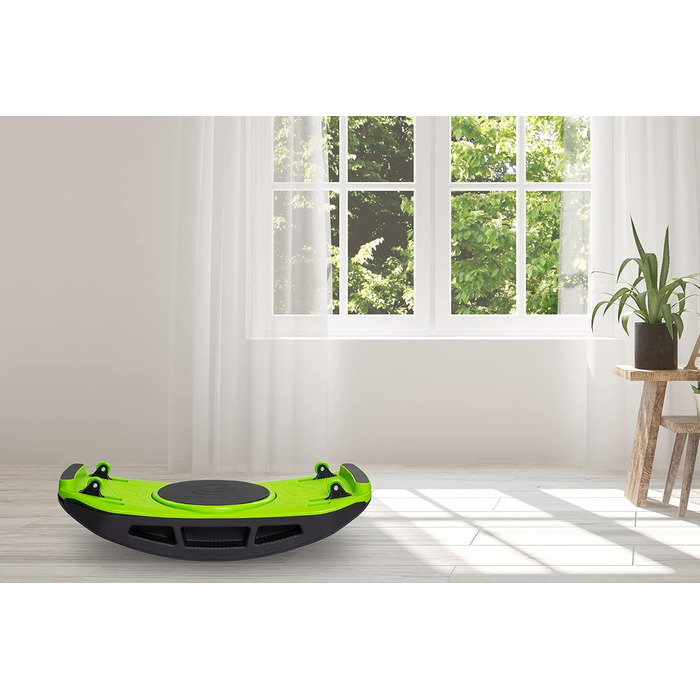 Вібраційна фітнес-платформа GLOBAL RELAX Zen Shaper Balance зелена | Осцилююча дошка для схуднення, масажу стоп, Bluetooth