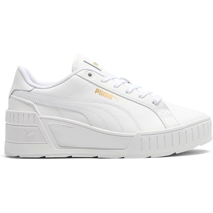 Жіночі футбольні бутси PUMA Karmen Wedge - білі (41 EU, White White Gold)