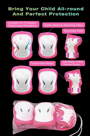 Дитячий велосипедний шолом XJD, рожевий, регульований, для велосипеда, скейтборда, скутера, ролера, 3-13 років, 55-58 см