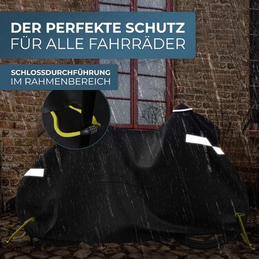 Водонепроникний чохол для велосипеда Xcelenze з відбивачами, міцний та з UV-захистом (XXL, для 2 велосипедів)