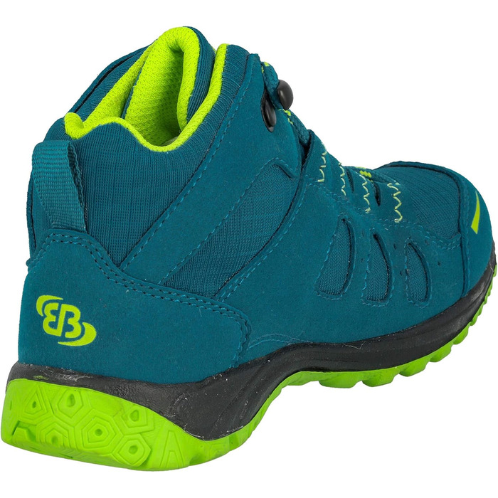 Дитячі черевики Brütting Morelia Outdoor & Trekkingschuh, 37 EU, Petrol Lemon