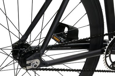 Велосипед FabricBike Light фіксований, синглспід, алюмінієва рама 28'', матовий чорний, розмір L-58см