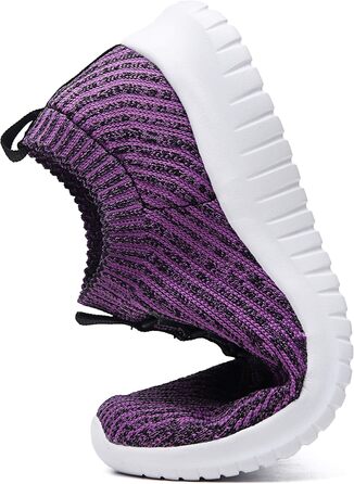 Кросівки жіночі TIOSEBON slip-on, фіолетові, легкі, дихаючі, для спорту та прогулянок, розмір 44 EU