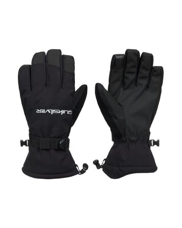 Чоловічі зимові рукавички Quiksilver Miion Glove для холодної погоди, чорні (розмір M)