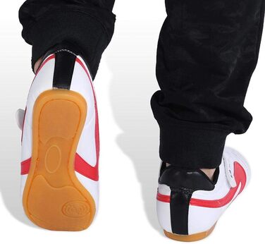 Взуття для тхеквондо, шкіряне, боксерське, для занять у залі, для дорослих