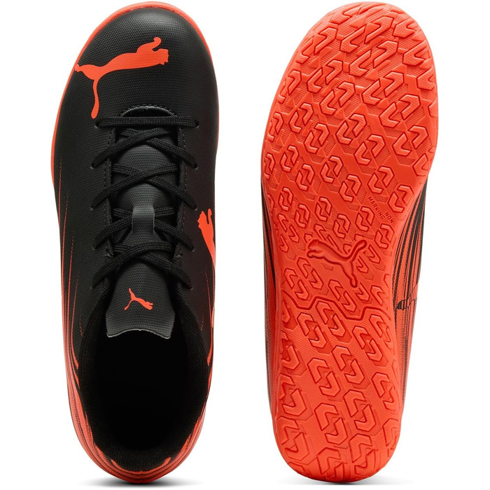 Дитячі футбольні бутси PUMA ATTACANTO II IT JR - чорно-білі, розмір 33 EU