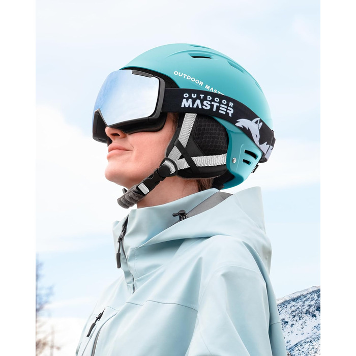 Універсальний лижний шолом OutdoorMaster Kelvin II з вентиляцією для чоловіків, жінок і підлітків, для катання на лижах та сноуборді